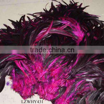 Rooster hackle saddle feather coque tail feathers LZWHY431