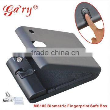 Wholesale- MS100 Biometric Fingerprint safe lock box