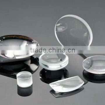 Optical tempered glass lens