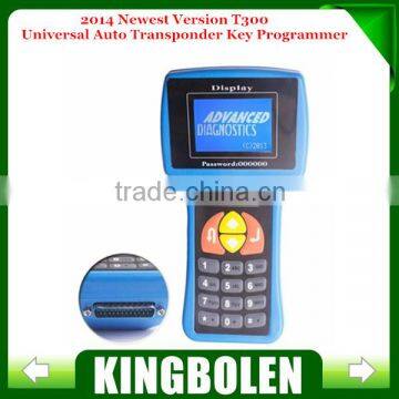 2014 promotion sale T300 key programmer Newest version V14.02 universal car key transponder