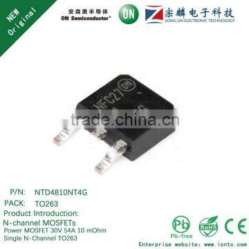 Genuine original NTD4810NT4G TO263 N-channel MOSFETs 54A 30V