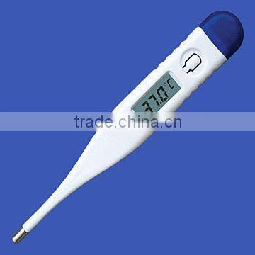 high accuracy flexible digital clinical oral thermometer with alarm