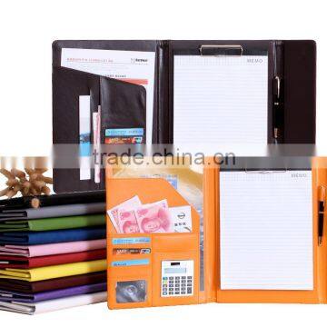 multy fashion colors business portfolio folders with caculator