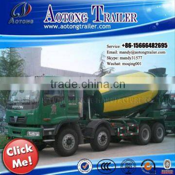 Two axles Concrete mixer semi trailer for sale