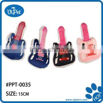 New item guitar shaped plush pet dog soft toys