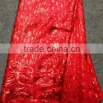 Korea Marketing Textile Silk Sequins Korea Silk Feeling Multicolor Seek Silk Lace Korean Sequins Lace photo-2