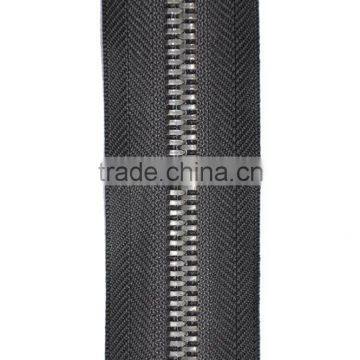 #3 Metal Zipper With Light Pewter Teeth photo-1