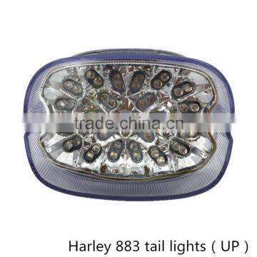 For Harley Fatboy, Sportster, Dyna, Road King, Glides, XL 883 1200 Tail Light LED Integrated Turn Signals Red / Smoke / Clear photo-2