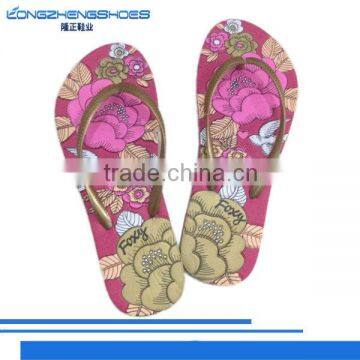 Wholesale China factory high frequency flip flop slippers EVA slippers