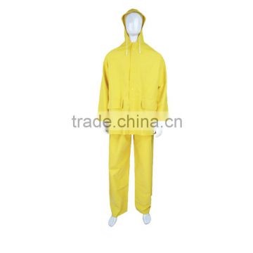 hot selling waterproof 2 pcs PVC raincoat with pants