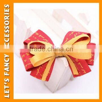 PGHD0316 2016 Fashion Hot Selling Multicolor Flower Ribbon Bow Hair Clip for Girls photo-2
