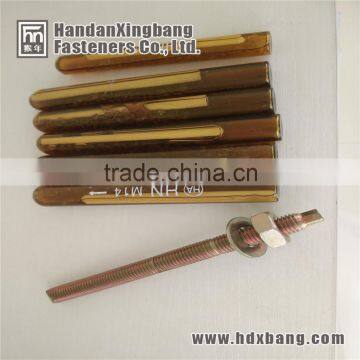 hot selling chemical anchor bolt with zinc plated made in china handan