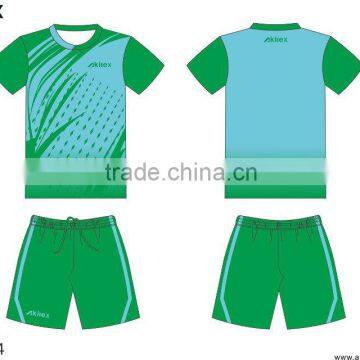 Leader Fashion Design Short Sleeve Custom Sublimated Badminton Jersey photo-3