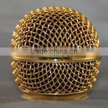 brass crimped waterproof mesh speaker mesh fabric