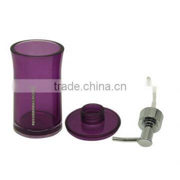 Elegant Purple Bathroom Plastic Bottle With Pump Dispenser photo-2