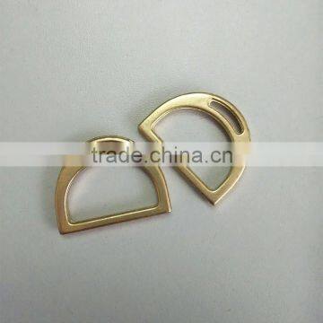 Zinc alloy metal shoes buckle D ring buckle ring for bags