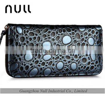 Luxury Zippered Laides Clutches Real Leather Import Cell Phone Cute Wallet photo-3