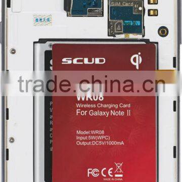 QI standard wireless transmitter receiver for samsung NOTE II