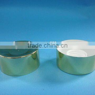 50mm normal screw gold cap, 50mm gold tube cap, 50mm gold screw cap for plastic tube