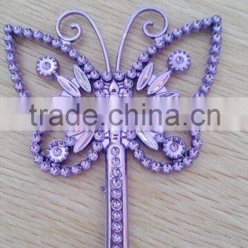 Promotional Gifts Girls Party Cosplay Electroplated Butterfly Fairy Wing Wand photo-2
