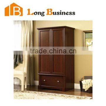 LB-JL3143 New arrival bedroom MDF wardrobe design wood clothes cabinet mirror closet wardrobe