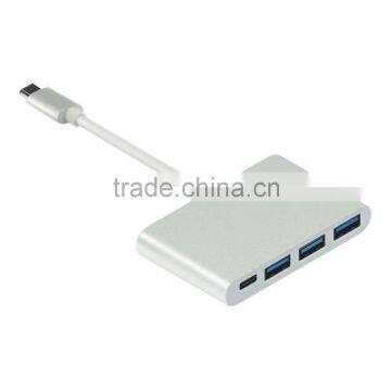 Type C USB 3.1 Charging Hub USB C to 3 Port USB 3.0 Hub Adapter Converter