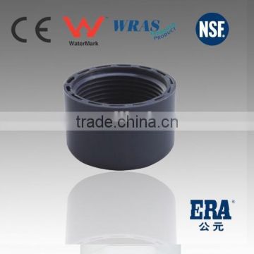 PVC pressure fitting PVC SCH40 female end cap, PVC fitting