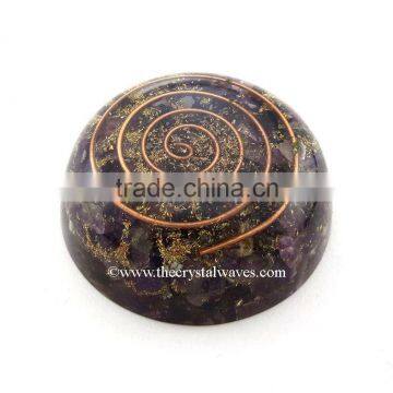 Amethyst Orgone Dome / Paper Weight