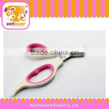 pet product rubber steel nail clippers for dog cat