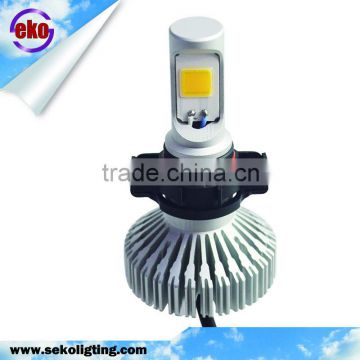 Heat sink 3000lms universal dc 10v-30v 24w 5202 h16 cob led headlight