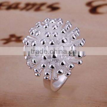 size 6-8 fashion 2014 women finger wedding 925 sterling silver ring