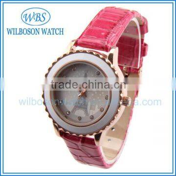 Alibaba China Supplier Fashion And Custom PU Leather Band Watch