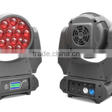 2016 NEW Style and High Quality 12x10W 4 in 1 RGBW LED Zoom Moving Head Light