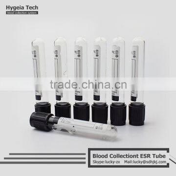 vacuum blood collection Sodium Citrate ESR tube