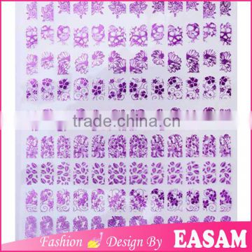 JYSJ purple nail art 3D sticker with 108 pcs can use