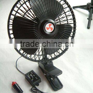 6inch metal oscillating car fan ce/rohs