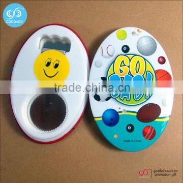 Guangzhou Custom Fridge Magnet Opener/magnetic Beer Opener/ Tinplate Bottle Opener photo-2