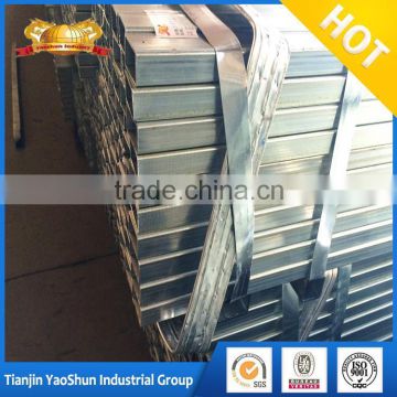 galvanized square meter price/ galvanized square profile/ galvanized tube