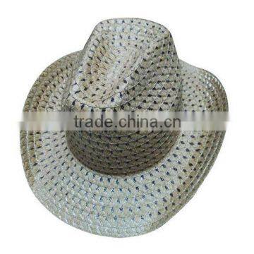 New arrival professional hot sell straw cowboy hat cap