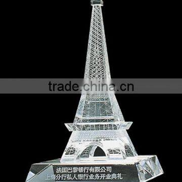2015 Hot Sell Manufacture Souvenior Tower Crystal Model