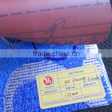 Plastic flooring type and crystal deep embossed/pvc flooring