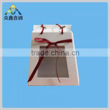 China beautiful gift paper box with PET window