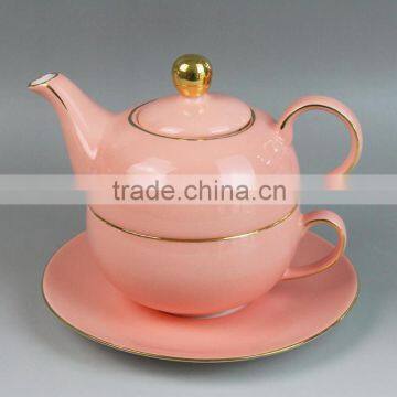 ceramic pink arabian coffee pot, flower pot coffee cup, coffee pot for one person