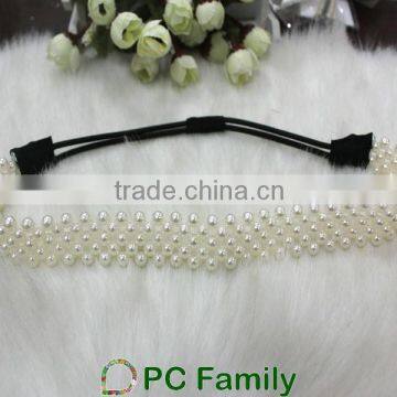 Fashion Venetian pearl elastic headband