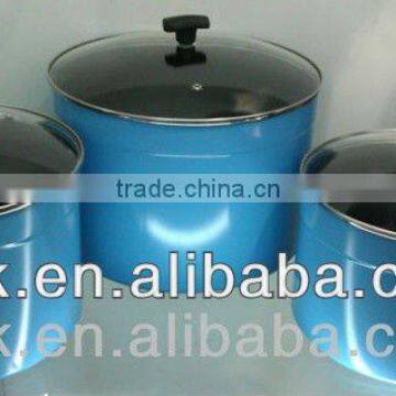 Aluminum cooking pot in ceramic coating