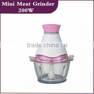 Mini electric meat grinder/ home meat grinder manual 200W (HK-JY-C)