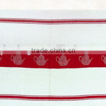 QXJ0011 100%Cotton Jacquard Kitchen Towel/Jacquard Tea Towel/Jacquard Dish Cloth