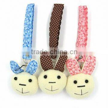 NBCU audit cartoon cat plush toy stuffed soft Mini animal cat fabric hanging keychain