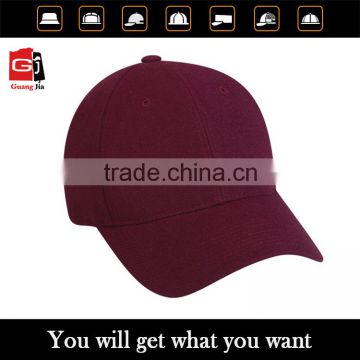 High quality Deisgn your own 6 panel plain Baseball Caps promotional custom baseball cap