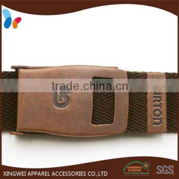 metal alloy strong press buckle for fabric belt